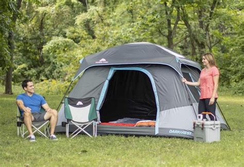 Ozark Trail 6 Person Dark Rest Instant Tent Review Cabin Tent Tent Beach Tent