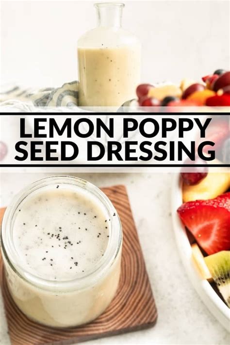 Lemon Poppy Seed Dressing The Whole Cook