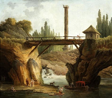 L Evasion Des Sens Hubert Robert La Roche Guyon