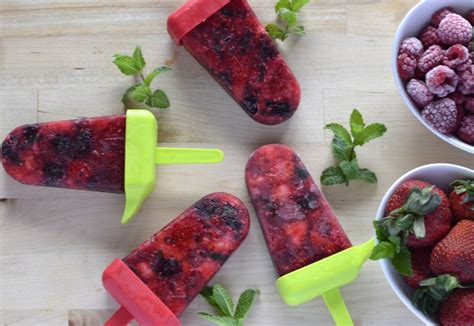 Recipe Berry Mint Icy Poles