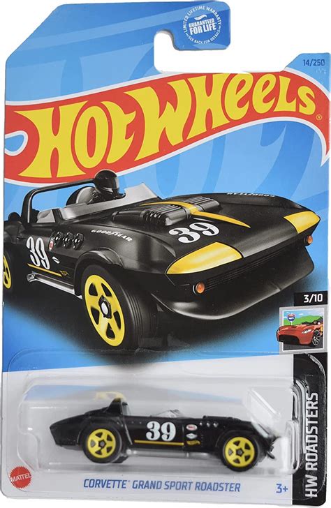 Hot Wheels Corvette Grand Sport Roadster Black Hw Roadsters