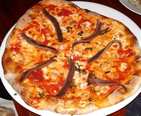 Anchovy Pizza Gross Food Pizza Toppings Food