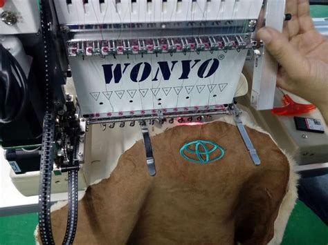 Wonyo Head Cap And T Shirt Type Flat Computerized Embroidery Machine