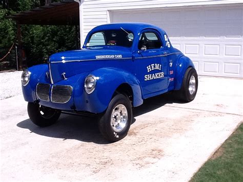 History 1940 Willys Coupe Gasser Hemi Shaker The Hamb