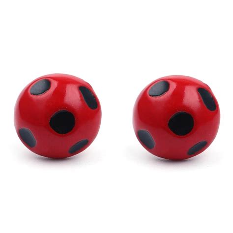 Buy Ladybug Stud Earrings Circle With Dot Animal Earrings Cat Noir