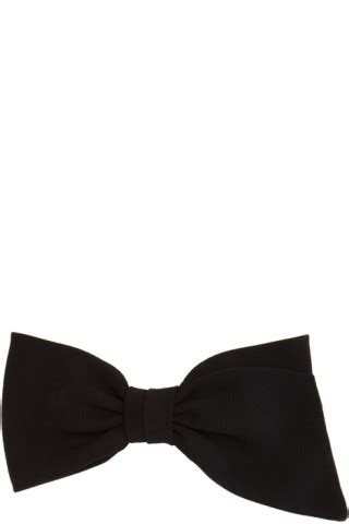 Sophie Buhai Black Asymmetric Bow Clip Ssense Canada