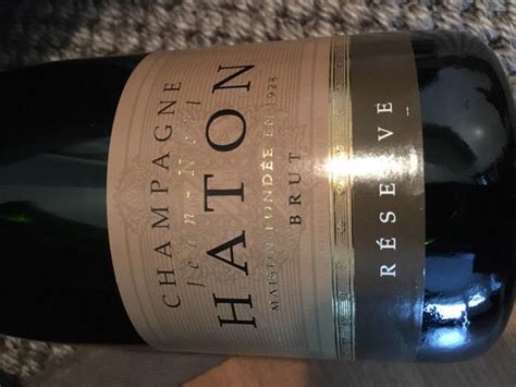 NV Jean Noël Haton Champagne Cuvée de Réserve France Champagne