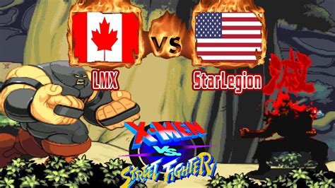 X Men VS Street Fighter LMX CAN VS USA StarLegion Xmvsf