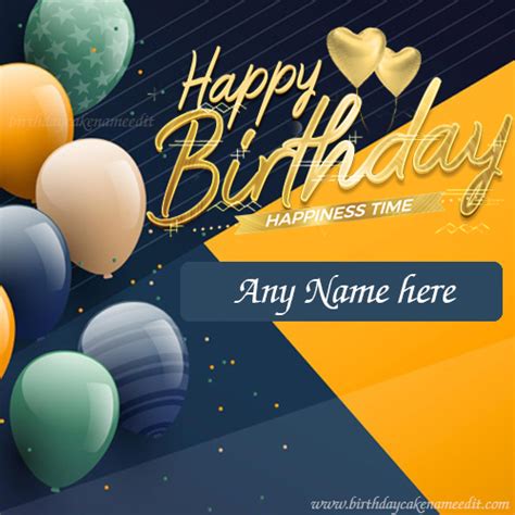 Happy Birthday Wishes Pic Name Edit Free - Infoupdate.org