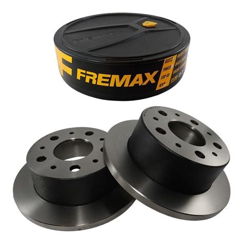 Par De Discos De Freio Traseiro Fremax Citroen Jumper Fiat