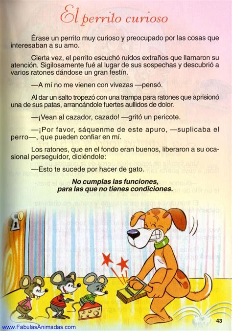 El Perrito Curisoso Lectura Cortas Para Niños Cuentos Cortos Para