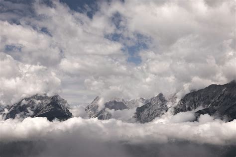 Raising Their Mighty Heads Through The Clouds Tirol Ster Ulla