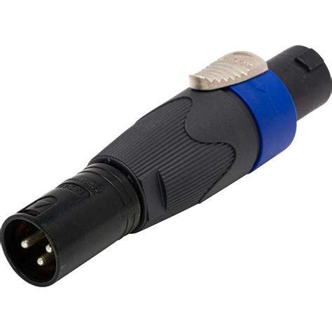 Neutrik NA4FC M SpeakON To 3 Pin XLR Male Adapter