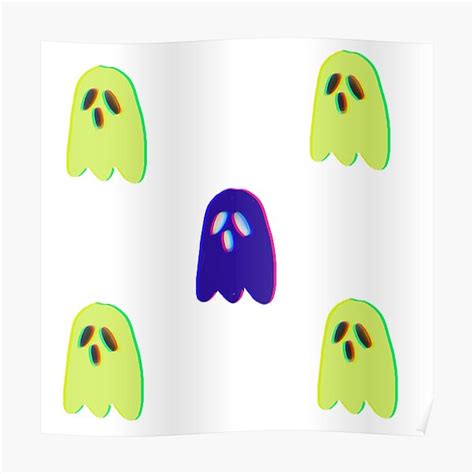 "Ghosts aesthetic pack stickers" Poster for Sale by CelesteSammy ...