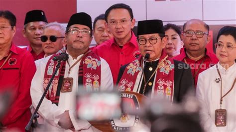 Pramono Anung Rano Karno Resmi Daftar Cagub Cawagub Jakarta