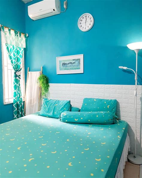 Ide Dekorasi Kamar Warna Biru Putih Yang Unik Dan Aesthetic