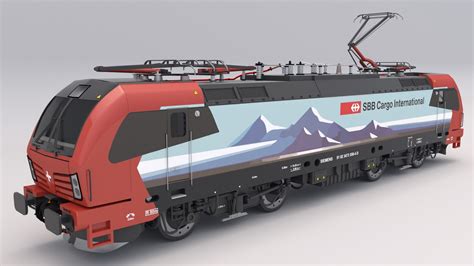 Siemens Vectron Sbb Cargo 3D Model TurboSquid 1635091