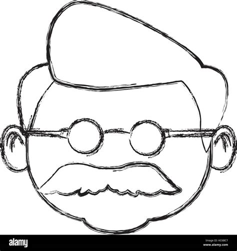 Cute grandfather cartoon Stock Vector Image & Art - Alamy