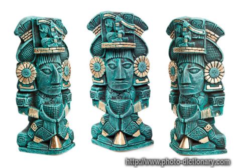 Mayan god statues - photo/picture definition at Photo Dictionary ...