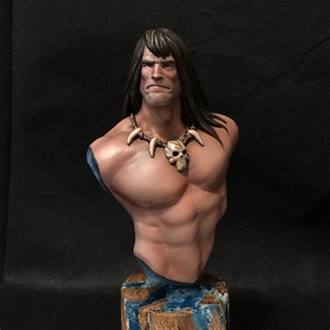 Conan The Barbarian Bust 3d Stl File For 3d Printer Ready Printing 3d