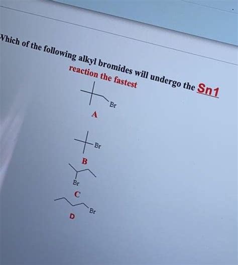 Solved Which Of The Following Alkyl Bromides Will Undergo Chegg