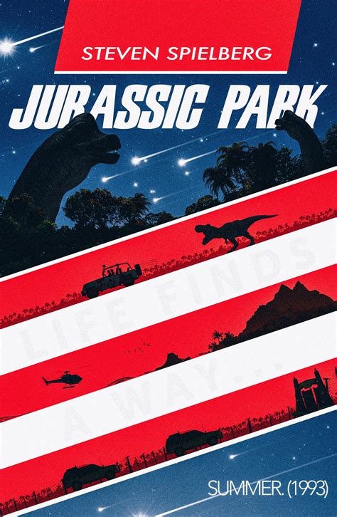 Heres My Alternate Movie Poster Design For Jurassic Park Using The