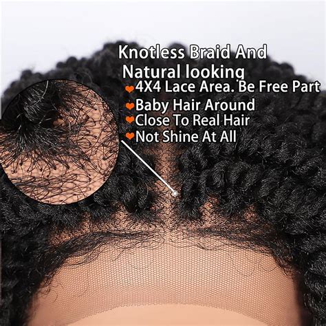 Ssdlv Kalyss Inches Knotless Braided Lace Front Wigs With Baby Hair