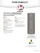 Rheem Performance 40 Gal Medium 6 Year 4500 4500 Watt Elements