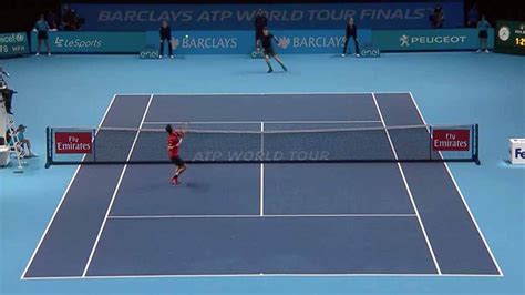 Nishikori Saves Set Point With Smash Hot Shot Youtube