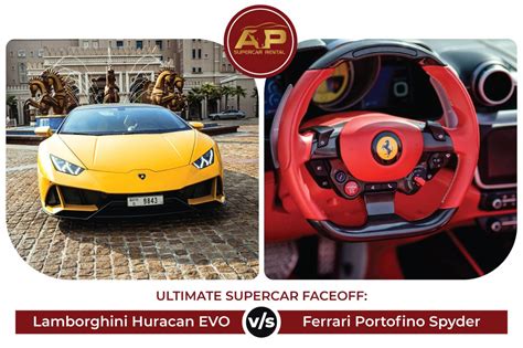 Ultimate Supercar Faceoff Lamborghini Huracan Evo Vs Ferrari