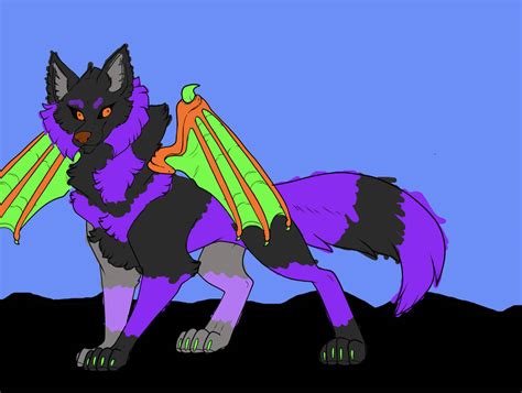 Colorful Wolf by grimmgiraffe on DeviantArt