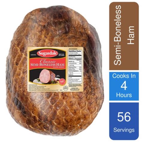 Sugardale Classic Semi Boneless Whole Ham Limit 2 At Sale Retail 1