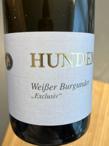 Hundemer Riesling Exclusiv Vivino Canada