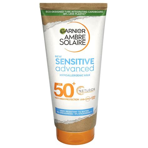 Garnier Ambre Solaire Sensitive Advanced Hypoallergenic Milk Spf