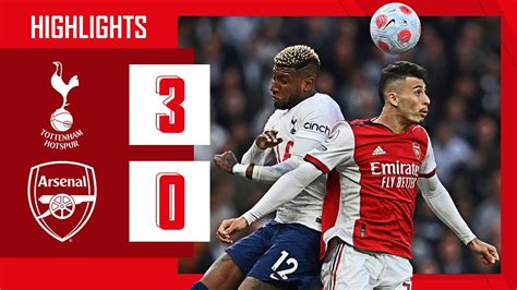 Highlights Tottenham Hotspur Vs Arsenal 3 0 Premier League Youtube