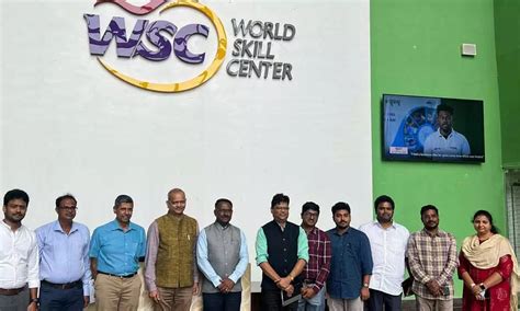 skill development team visits world skill centre  odisha