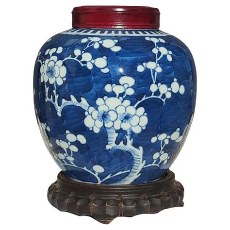 Qing Dynasty Porcelain Ginger Jars At 1stdibs Qing Dynasty Ginger Jar