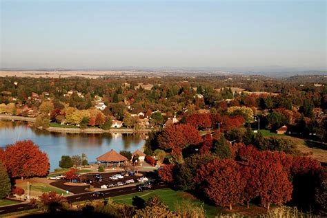 Autumn in a Small Town Photograph by Sally White - Fine Art America