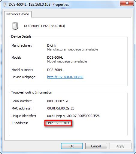 How Do I Find The IP Address Of My DCS 6004L And Access The Web Based