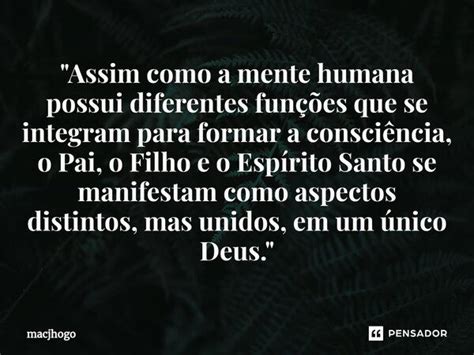 Assim Como A Mente Humana Macjhogo Pensador