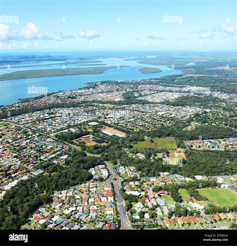 Aerial view of Redland Bay, Queensland, Australia Stock Photo - Alamy