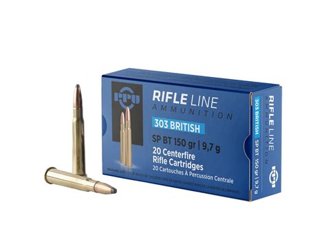 Prvi PPU 303 British Standard Rifle 150 Grain SP Soft Point 20 Rd Box