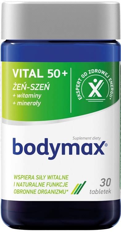 BODYMAX Vital 50 doplněk stravy Ženšen 30 tablet od 354 Kč Heureka cz