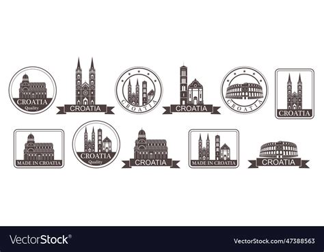 Croatia Royalty Free Vector Image - VectorStock