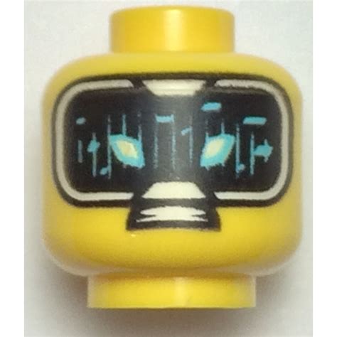 LEGO Yellow Digi Lloyd Head Recessed Solid Stud 3626 Brick Owl