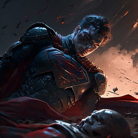 Artstation Superman Killed Darkseid