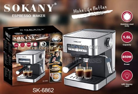 Brand New Sokany Expresso Maker 1 6litres 850watts SK 6862 In Lagos