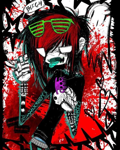 Art By Xxdeadb4idiedxx Scene Drawing Emo Art Funky Art