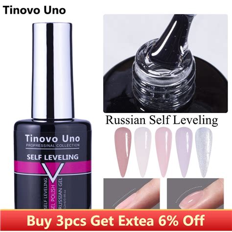 Tinovo Uno Russian Self Leveling Gel Nail Polish Ml Manicure Nude