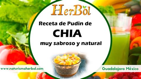 Receta Pudding De Ch A Alto En Prote Na Y Saludable Naturismo Herbol